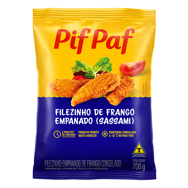 Filezinho de Frango Empanado Pif Paf