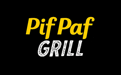Logo linha produtos Pif Paf Grill.